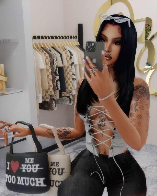 i <3 me too much bag