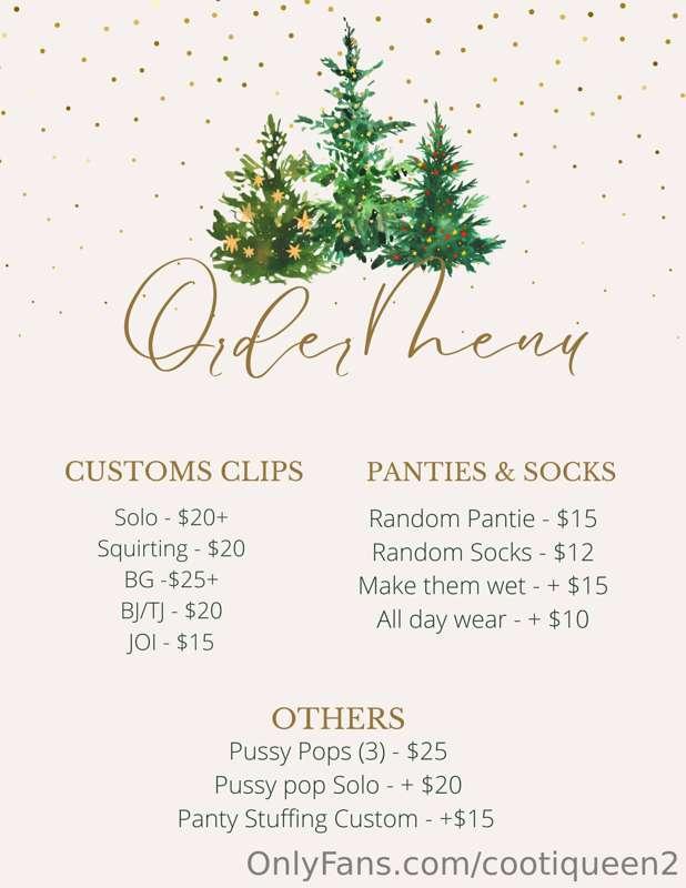 CUSTOM ORDERS ARE OPEN. Treat yourself for the holidays and ..