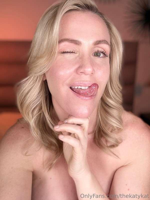 The wink’s for you, but the tongue’s for...