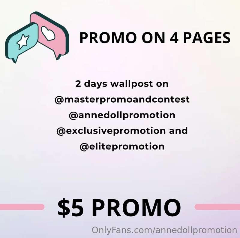 # 2 days wallpost on 4 OnlyFans pages for $5 ~ Unlock this p..