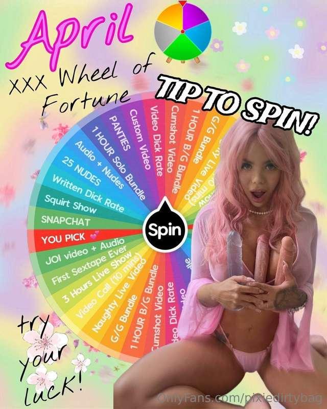 # 😈**WHEEL OF FORTUNE‼️ ARE YOU GOING TO TRY YOUR LUCK ?**  ..