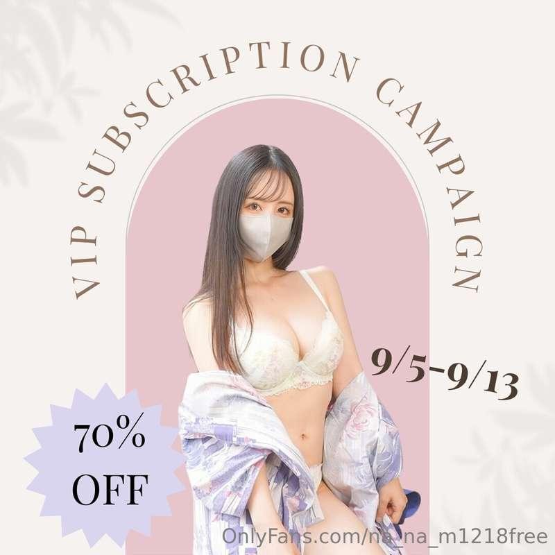 Between 9/5-9/13, I will be holding a.... 🤗**70% OFF first m..