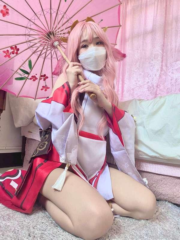 more of sachi-chan's yae miko cosplay ૮꒰ྀི⸝⸝&gt; . &lt;⸝⸝꒱ྀིა would you like to see sachi dance in cosplay too? hihi~~

#fyp #cosplay #kawaii #asian #japanese #cute #genshinimpact #yaemiko