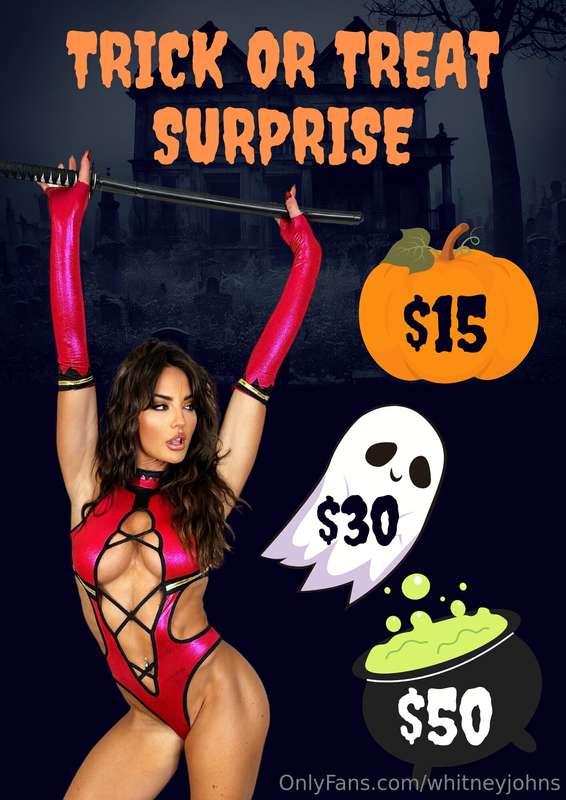Happy Halloween! 🎃 Today is the LAST DAY for Trick-or-Treat ..