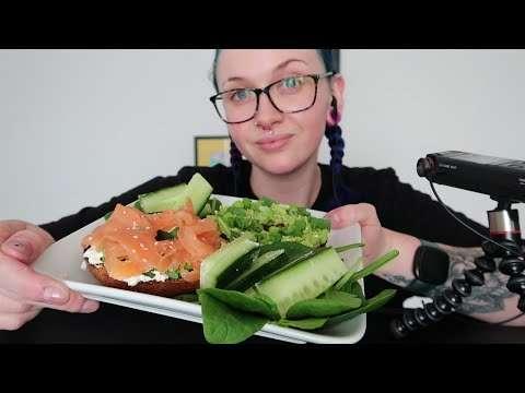📣 EARLY ACCESS 📣 ASMR Eating Avocado And Smoked Salmon & Cream Cheese Bagel