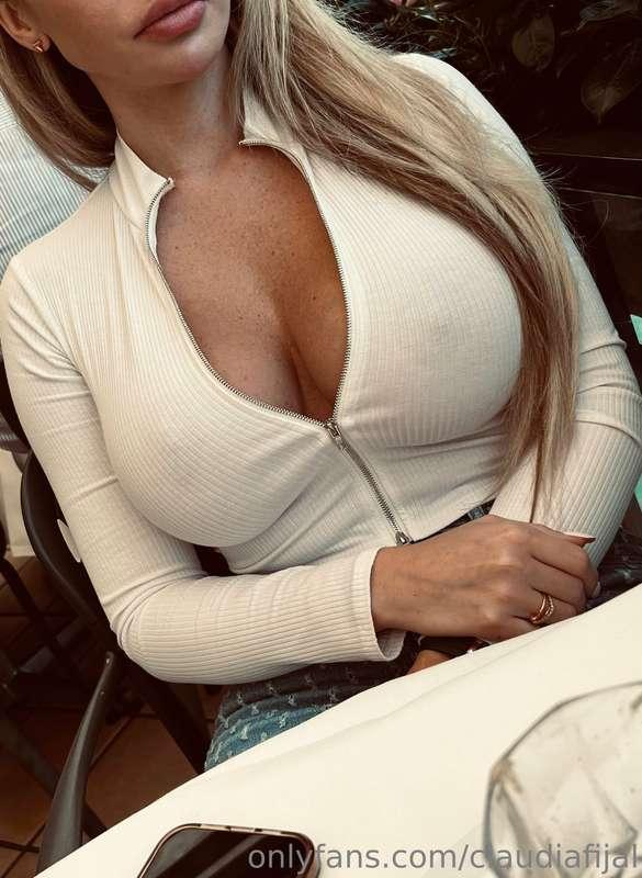 Should I zip up? Hehe