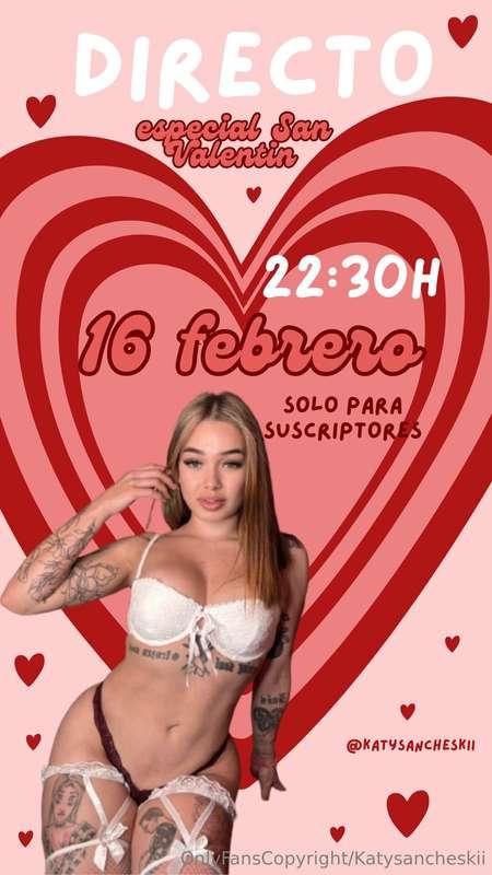 DIRECTO EL DOMINGO 16 DE FEBRERO!!! 🥵🔥Prepárate amor para un..