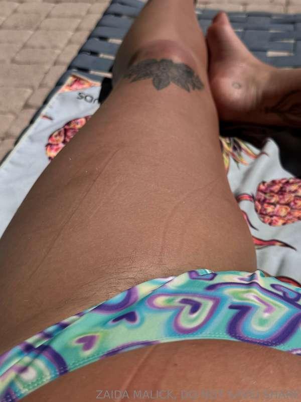 Would you judge me if you saw my coochie hairs at the pool? ..