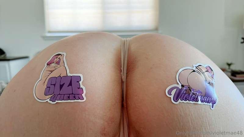 # 3 vinyl Stickers and signed pic $25. Add some worn panties..