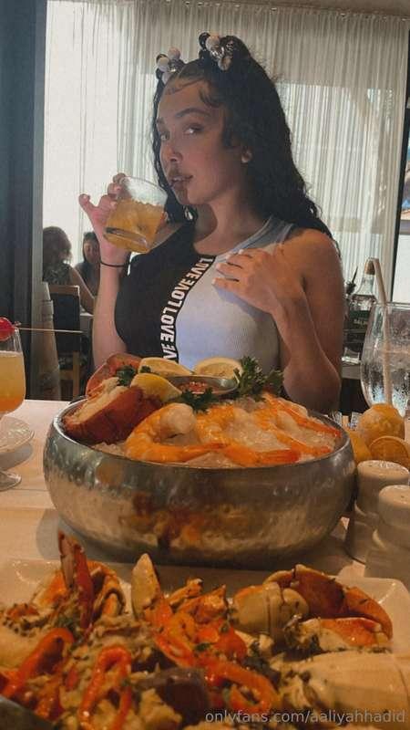 Look at these two hot meals