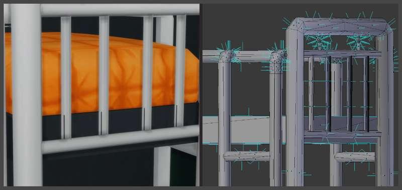 WIP: Metal Framed Bunk (Separated)