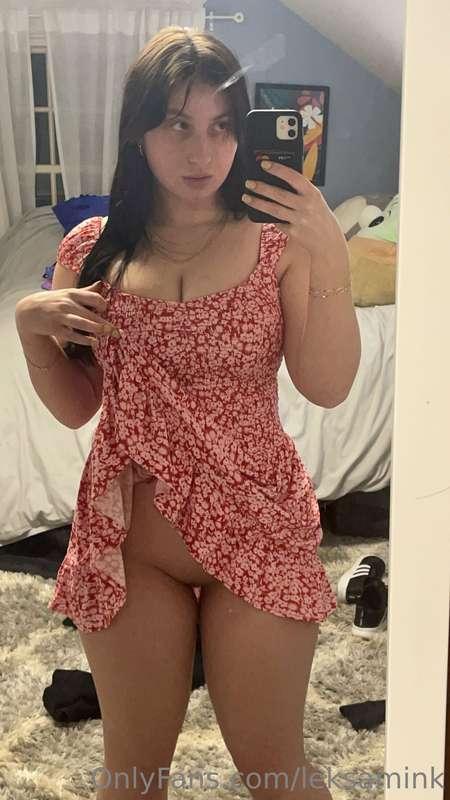 Sexy mini dress videos! No panties! Riding the camera, upski..