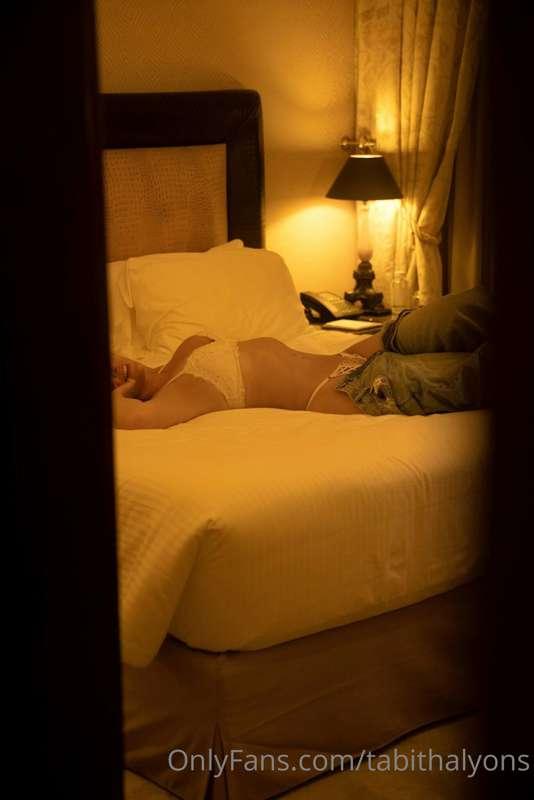 **When in Rome…**
Stop peeking at me in my hotel room… sendi..
