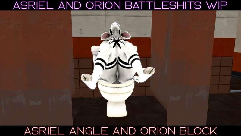 Asriel and Orion Battleshits WIP (Both angles)