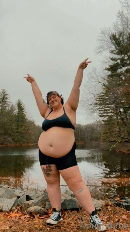 Whale sighting at the pond believe it or not