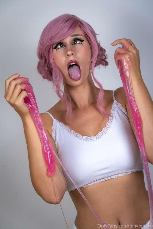 I got messy with slime a little bit, but I had fun!^^