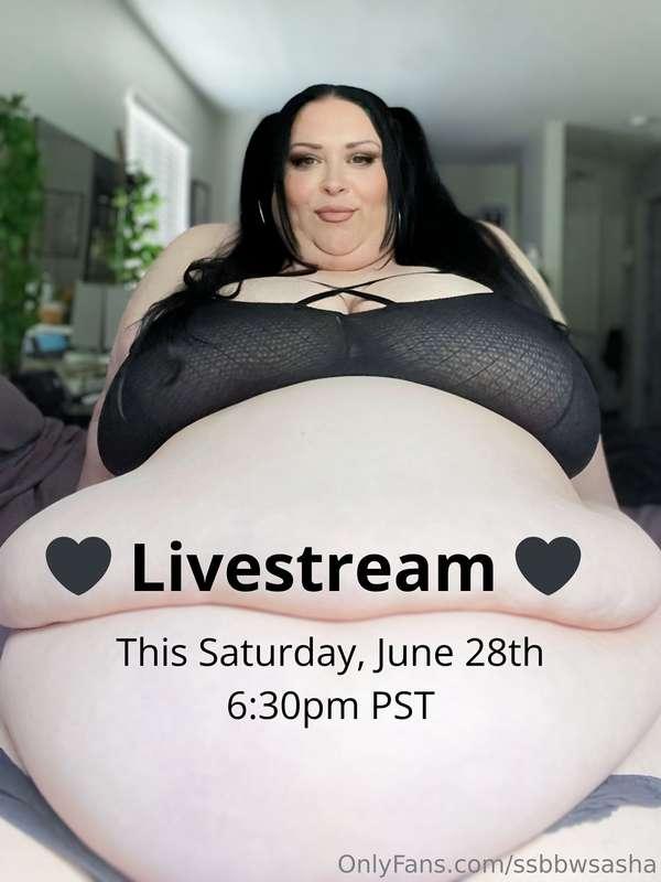 So excited to be back with a Livestream this Saturday evenin..