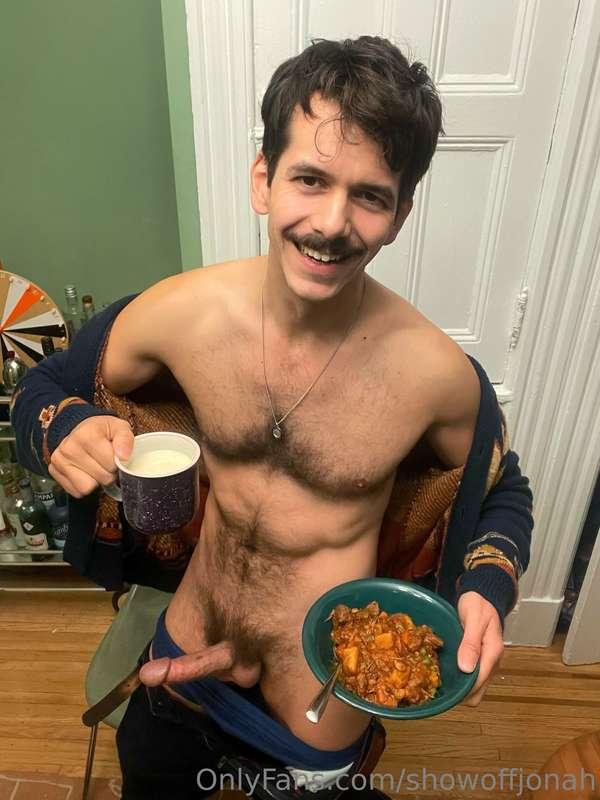 Hey, I made us dinner- beef stew :)

Now say thank you 😈