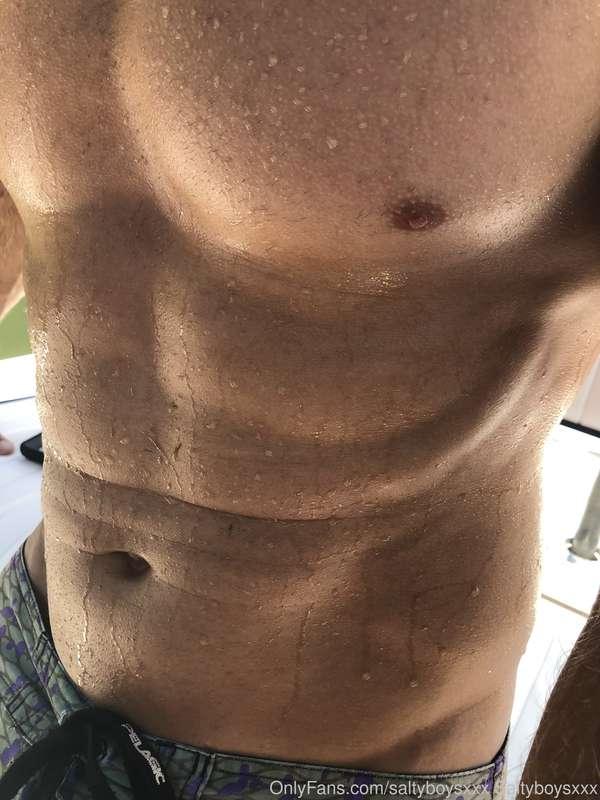 B worked up a sweat throwin the cast net... who’s thirsty
