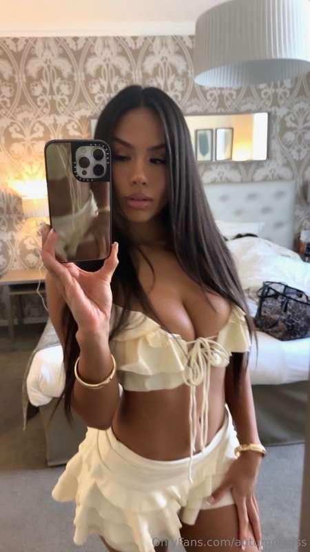 just a little tease before stepping out. still thinking of m..