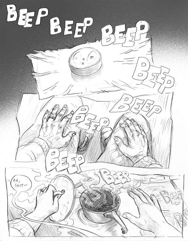24 hour comic day: Heavy Fog