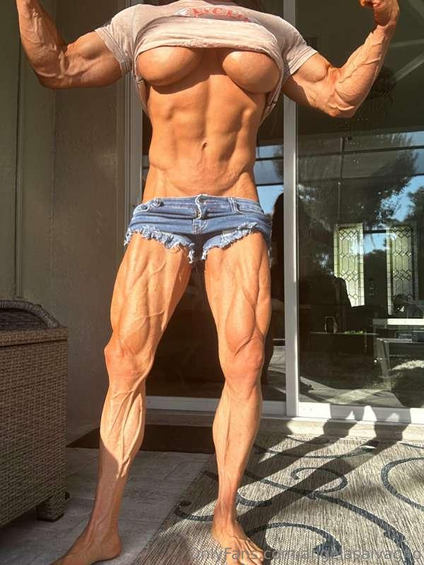 Had to take a pic of my amazing legs!