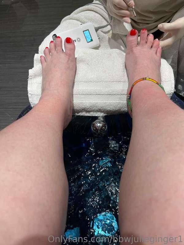 Pay for my pedicure and manicure ($200) I will send you five..