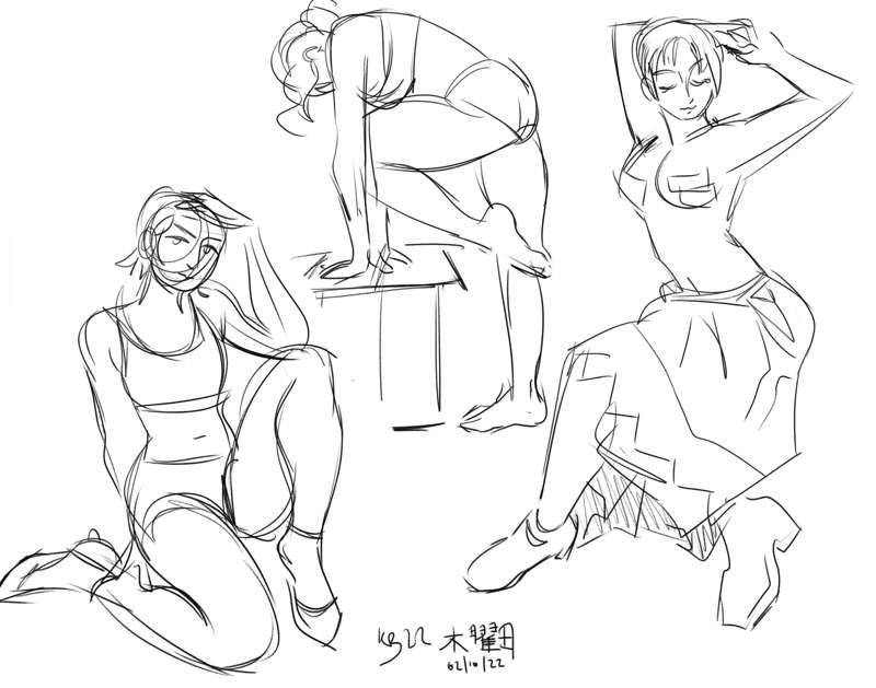 Figure warmups