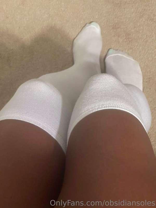 Wore these thigh highs all week. They are good and filthy. M..