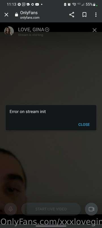 Sorry y’all it wasn’t my internet, onlyfans server is down! ..