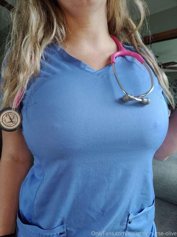 I don't think my patients will mind if I skip the bra tonigh..