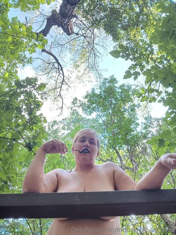 Took a walk in the woods today 😏