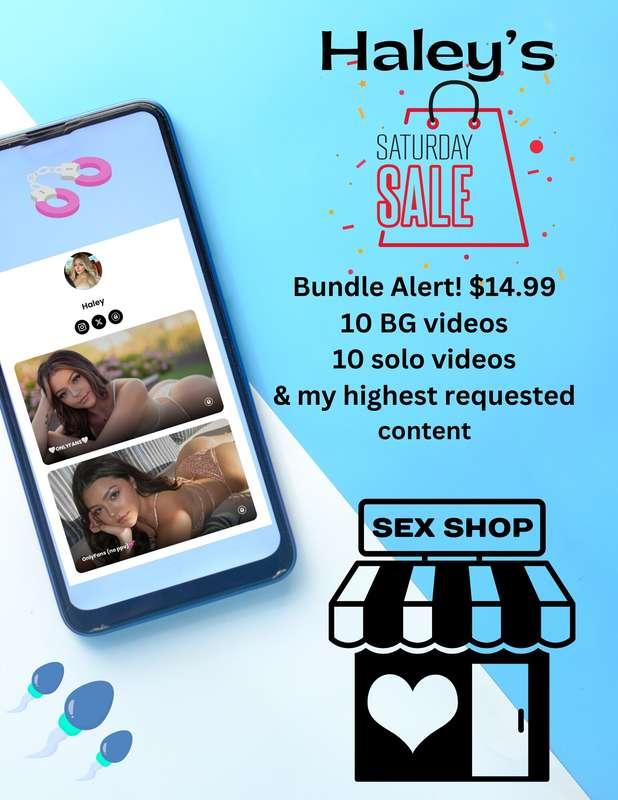 💦 Saturday Sale Bundle 3: $14.99 💦🌟 10 BG videos🌟 10 solo vi..