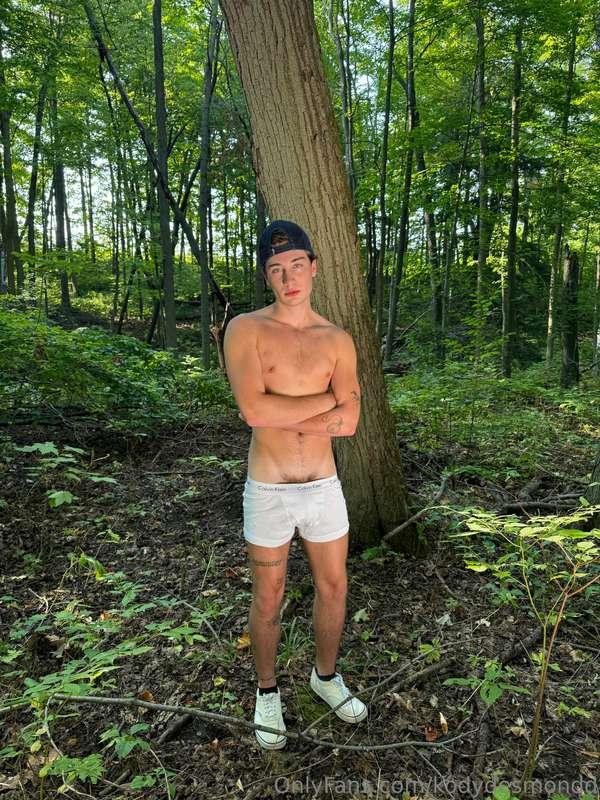 In the woods with some wood 🪵🥵