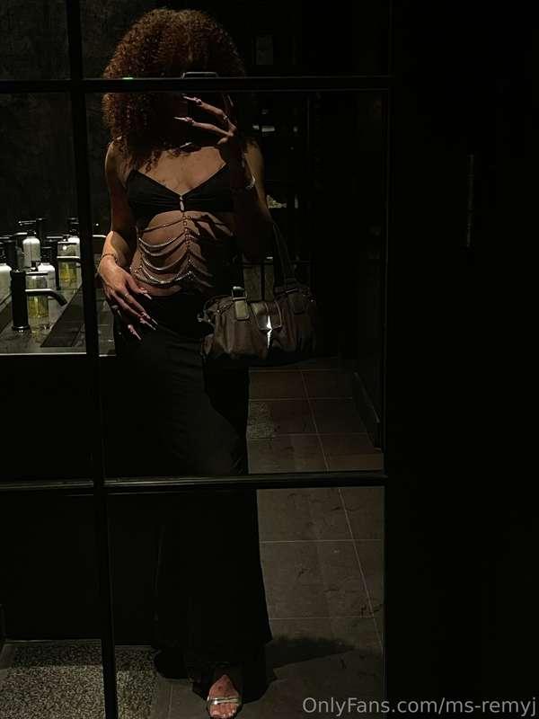 Who’s putting the dress on the floor and bending me over the..