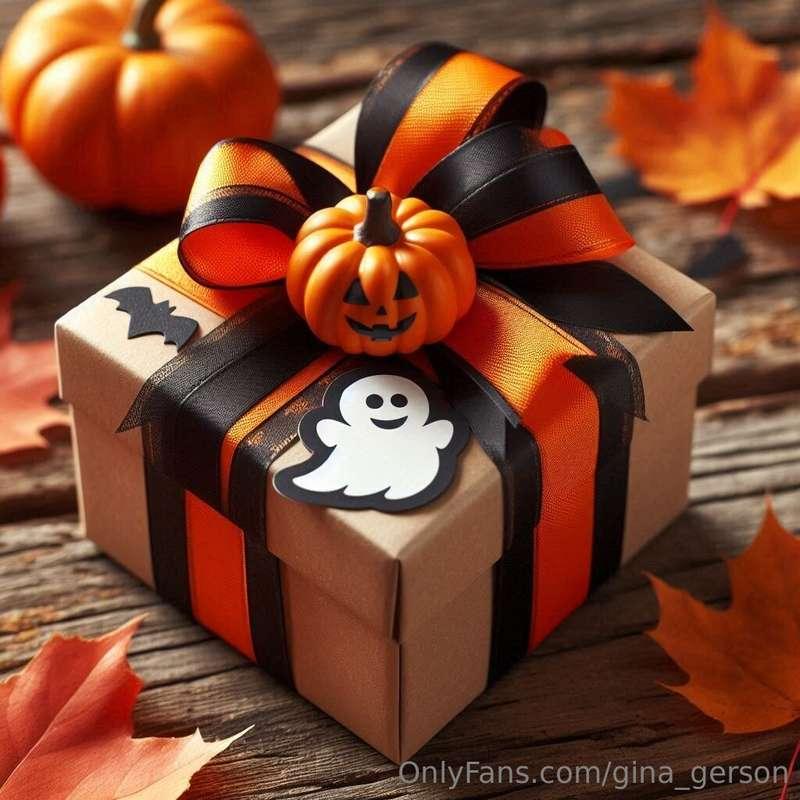 Today is a hot Halloween, open my gift soon and give it to t..