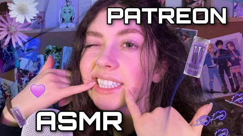 patreon asmr ~ Teeth Kissing, Lip Smacking, Jaw Exerciser, Pen Noms ( mouth sounds 😝 )