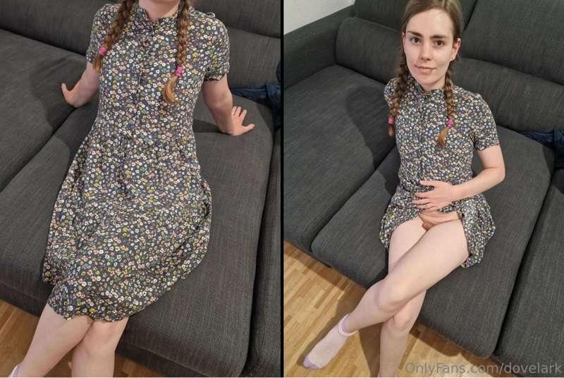 summer dress girl with small pp ;3