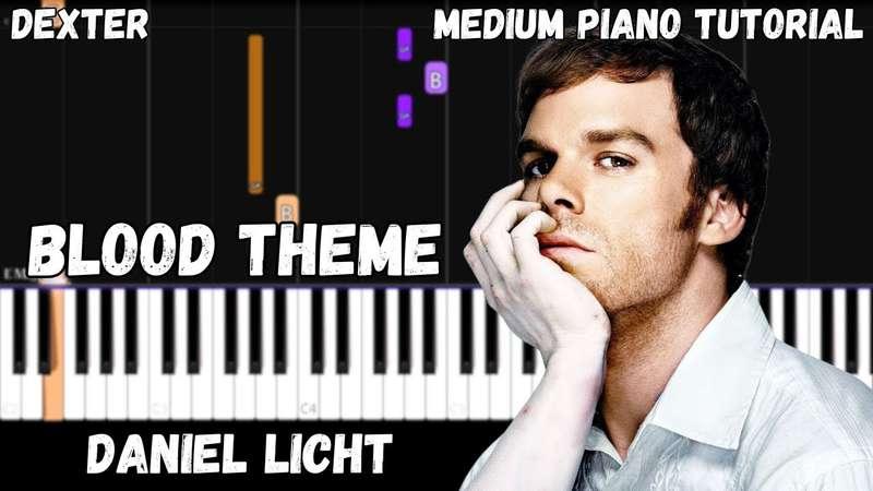 Medium MIDI - Dexter - Blood Theme - Daniel Daniel Licht (Atlantic Notes Arrangement + Tempo + Colors + Key)