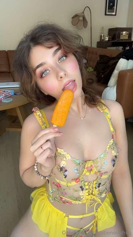 Wanna lick?🧡