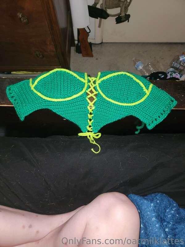 Made this top for my birthday next week! 💚