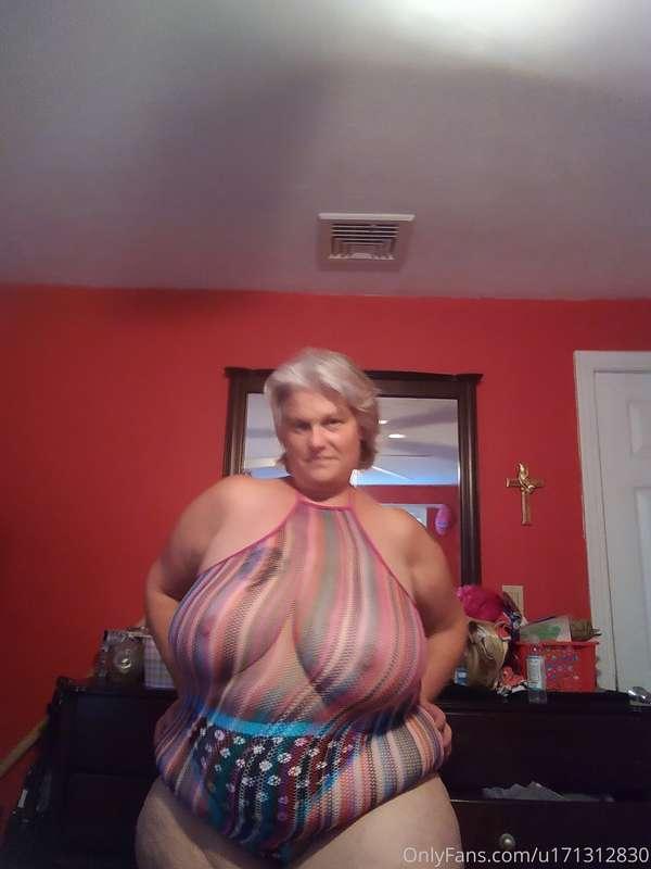Feeling sexy in this mesh outfit! How do my tits look? And a..