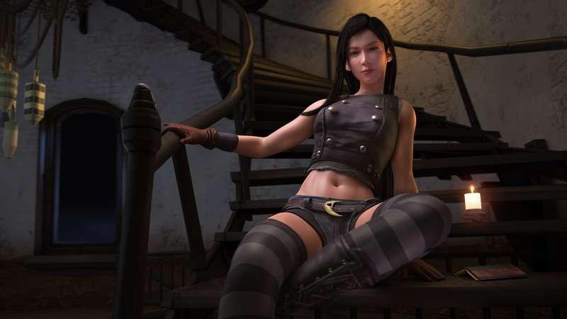 Tifa in the Lighthouse (SFW+NSFW/ without a logo)