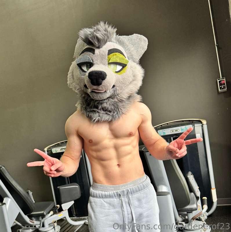 Felt cute at the gym