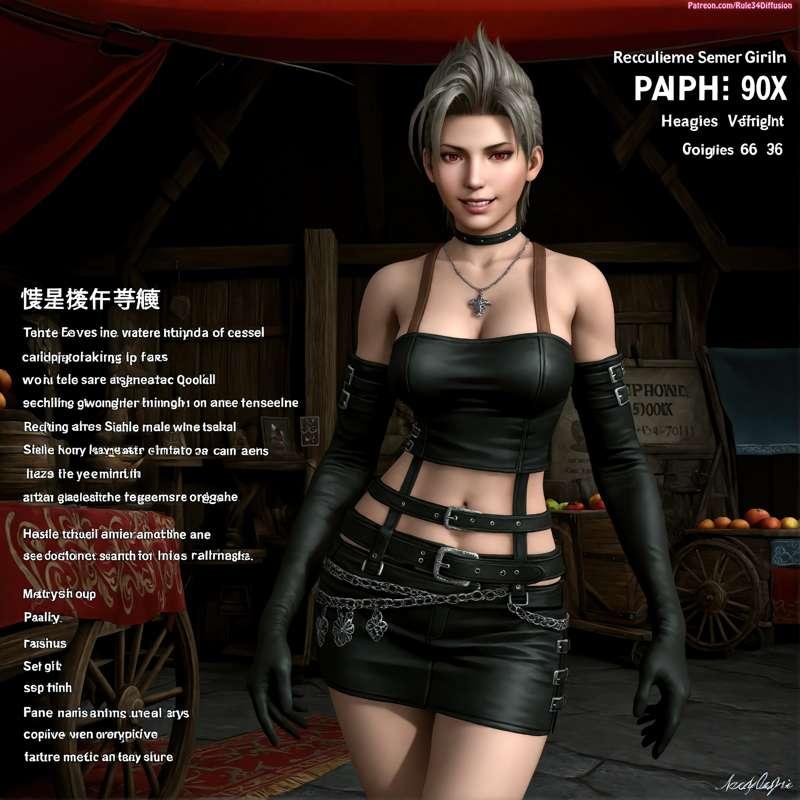 Paine of Final Fantasy X Sexy Poses [Gen 2.5]
