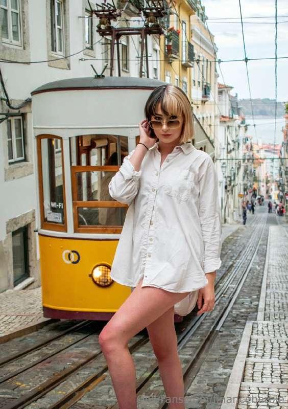 Riding Lisbon's iconic trolley cars is like navigating the t..