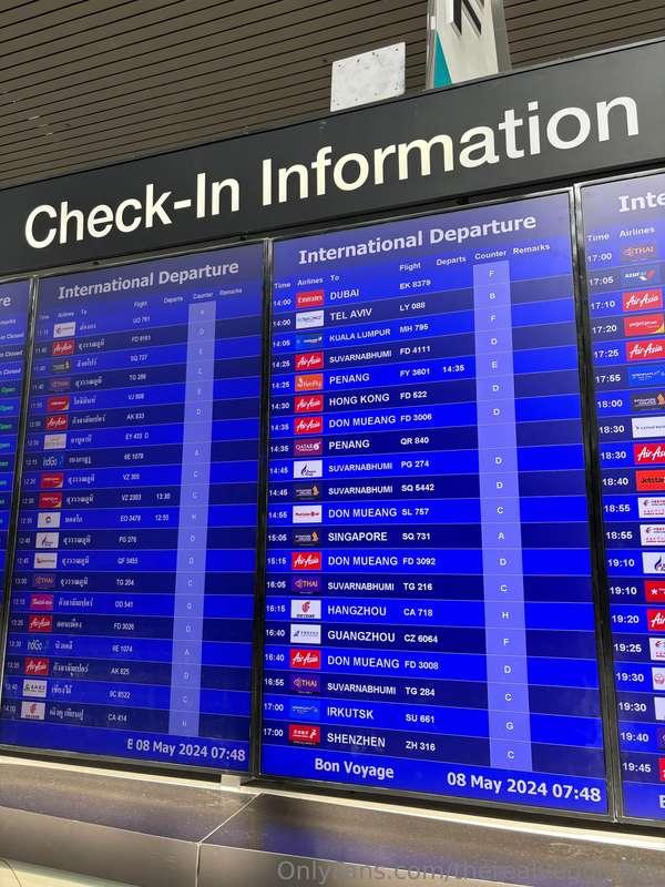 The answer to the question of where I was going on my Thaila..