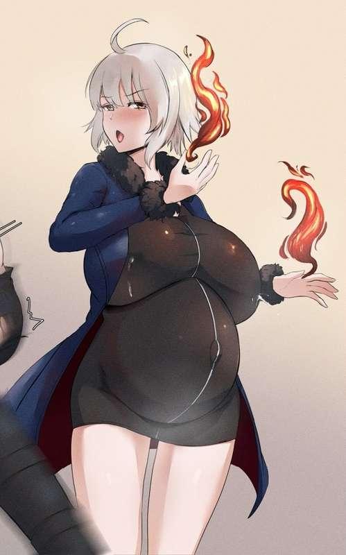 黑貞德腹擊出產(R18G內容警告)