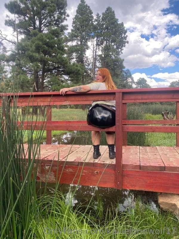 I always hike in something shiny
