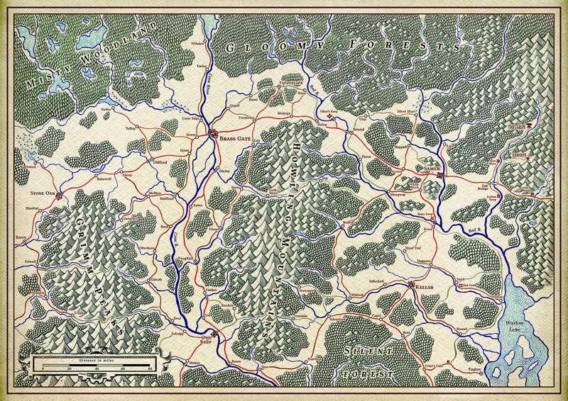 Free fantasy map (regional)